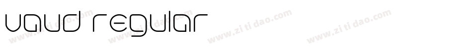 vaud regular字体转换